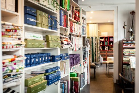 La boutique shox room La boutique Le Mans décoration vente tissu galon